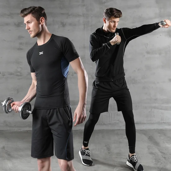 Abbigliamento sportivo da fitness Tuta da allenamento per uomo