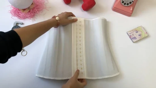 Cintura per corsetto modellante per corsetto da donna in lattice