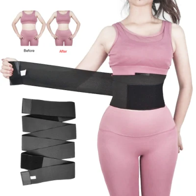 Fascia per la vita Donna Alta compressione Fasciatura rapida per il sudore Fascia per il supporto per la perdita di peso della pancia Fascia per il corpo Fascia per allenatore in vita